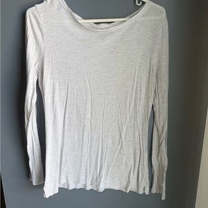 GAP Women's Light Gray Long Sleeve Top